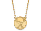 Sterling Silver Gp Nhl Logoart Buffalo Sabres Large Pendant Necklace