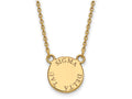 Logoart Sterling Silver Gp Sigma Delta Tau Small Enamel Pendant Necklace