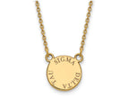 Logoart Sterling Silver Gp Sigma Delta Tau Small Enamel Pendant Necklace