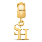 Logoart Sterling Silver Gp Sam Houston State University Bead Charm Extra Small Dangle