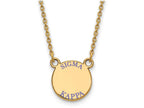 Logoart Sterling Silver Gp Sigma Kappa Small Enamel Pendant Necklace