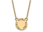 Logoart Sterling Silver Gp Sigma Sigma Sigma Small Enamel Pendant Necklace