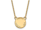 Logoart Sterling Silver Gp Theta Phi Alpha Small Enamel Pendant Necklace
