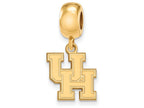 Logoart Sterling Silver Gp University Of Houston Small Dangle Bead