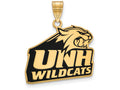 Logoart Sterling Silver Gp U Of New Hampshire Large Enamel Pendant