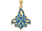 Logoart Sterling Silver Gp University Of New Orleans Extra Large  Enamel Pendant