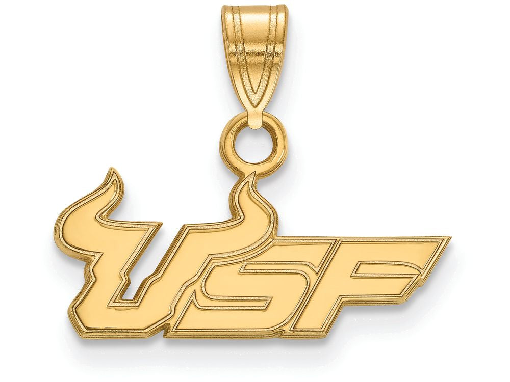 Logoart Sterling Silver Gp University Of South Florida Small Pendant