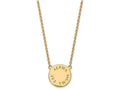 Logoart Sterling Silver Gp Alpha Sigma Tau Large Enamel Pendant Necklace