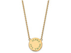 Logoart Sterling Silver Gp Alpha Sigma Tau Large Enamel Pendant Necklace