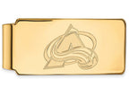 Sterling Silver Gp Nhl Logoart Colorado Avalanche Money Clip