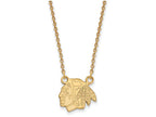 Sterling Silver Gp Nhl Logoart Chicago Blackhawks Small Pendant Necklace