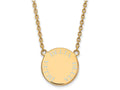 Logoart Sterling Silver Gp Delta Delta Delta Large Enamel Pendant Necklace