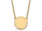 Logoart Sterling Silver Gp Delta Delta Delta Large Enamel Pendant Necklace