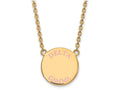 Logoart Sterling Silver Gp Delta Gamma Large Enamel Pendant Necklace