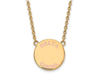 Logoart Sterling Silver Gp Delta Gamma Large Enamel Pendant Necklace