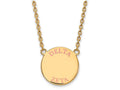 Logoart Sterling Silver Gp Delta Zeta Large Enamel Pendant Necklace