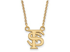 Logoart Sterling Silver Gp Florida State University Small Pendant Necklace