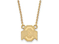 Logoart Sterling Silver Gp Ohio State University Small Pendant Necklace