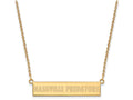Logoart Sterling Silver Gp Nashville Predators Small Bar Necklace