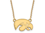 Logoart Sterling Silver Gp University Of Iowa Small Pendant Necklace