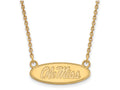 Logoart Sterling Silver Gp U Of Mississippi Small Pendant Necklace