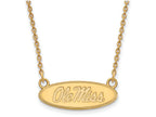 Logoart Sterling Silver Gp U Of Mississippi Small Pendant Necklace