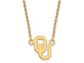 Logoart Sterling Silver Gp Oklahoma Small Pendant Necklace