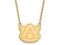 Logoart Sterling Silver Gp Auburn University Large Pendant Necklace