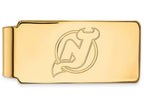 Sterling Silver Gp Nhl Logoart New Jersey Devils Money Clip