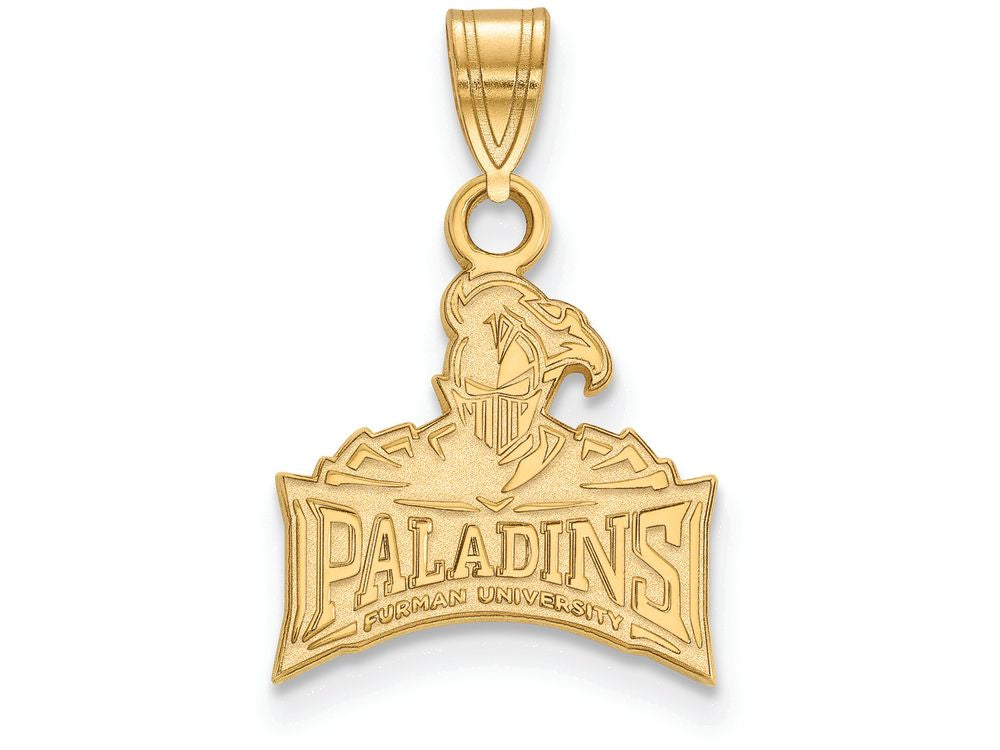 Logoart Sterling Silver Gp Furman University Small Pendant