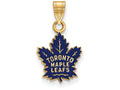 Sterling Silver Gp Nhl Logoart Toronto Maple Leafs Small Enamel Pendant