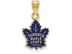 Sterling Silver Gp Nhl Logoart Toronto Maple Leafs Small Enamel Pendant