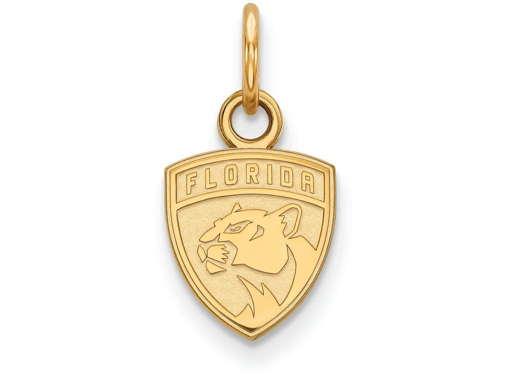 Logoart Sterling Silver Gp Florida Panthers Extra Small Pendant