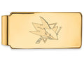 Sterling Silver Gp Nhl Logoart San Jose Sharks Money Clip
