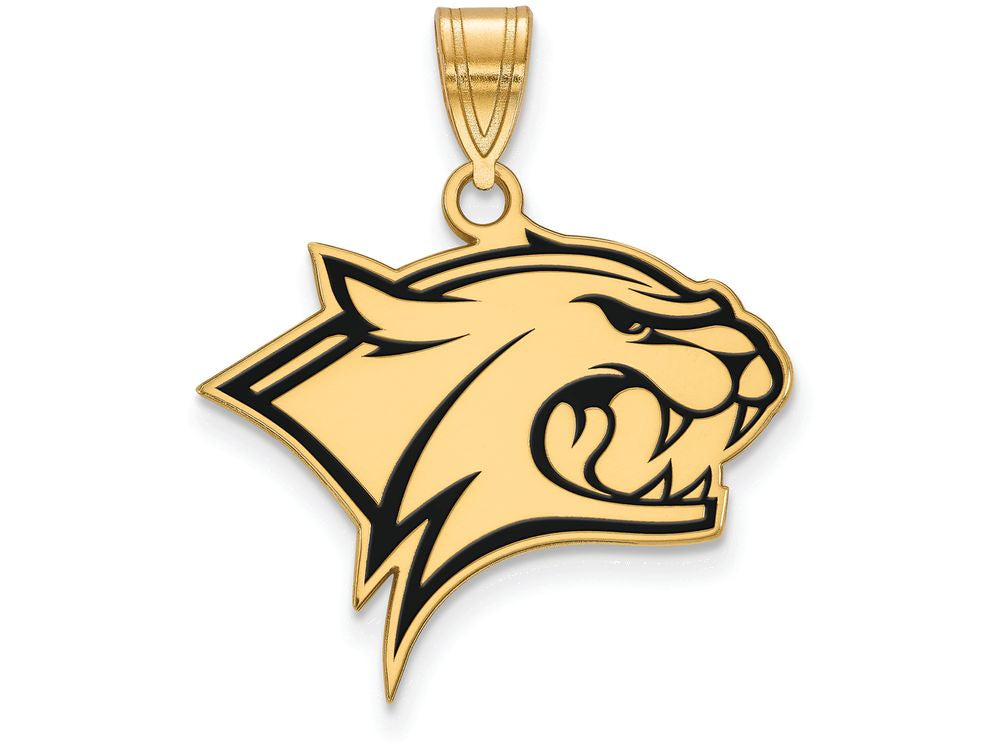 Logoart Sterling Silver Gp U Of New Hampshire Large Enamel Pendant