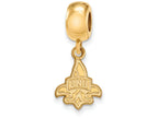 Logoart Sterling Silver Gp University Of New Orleans Small Dangle Bead