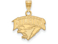 Logoart Sterling Silver Gp United States Air Force Academy Small Pendant