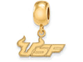 Logoart Sterling Silver Gp University Of South Florida Small Dangle Bead