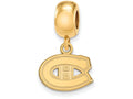 Sterling Silver Gp Nhl Logoart Montreal Canadiens Extra Small Dangle Bead Charm