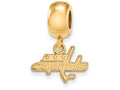 Sterling Silver Gp Nhl Logoart Washington Capitals Extra Small Dangle Bead Charm