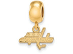 Sterling Silver Gp Nhl Logoart Washington Capitals Extra Small Dangle Bead Charm