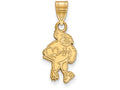 Logoart Sterling Silver Gp Iowa State University Medium Pendant