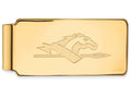 Logoart Sterling Silver Gp Longwood University Money Clip