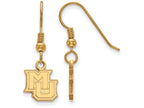 Logoart Sterling Silver Gp Marquette University Extra Small Dangle Earrings