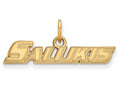 Logoart Sterling Silver Gp Southern Illinois University Extra Small Pendant