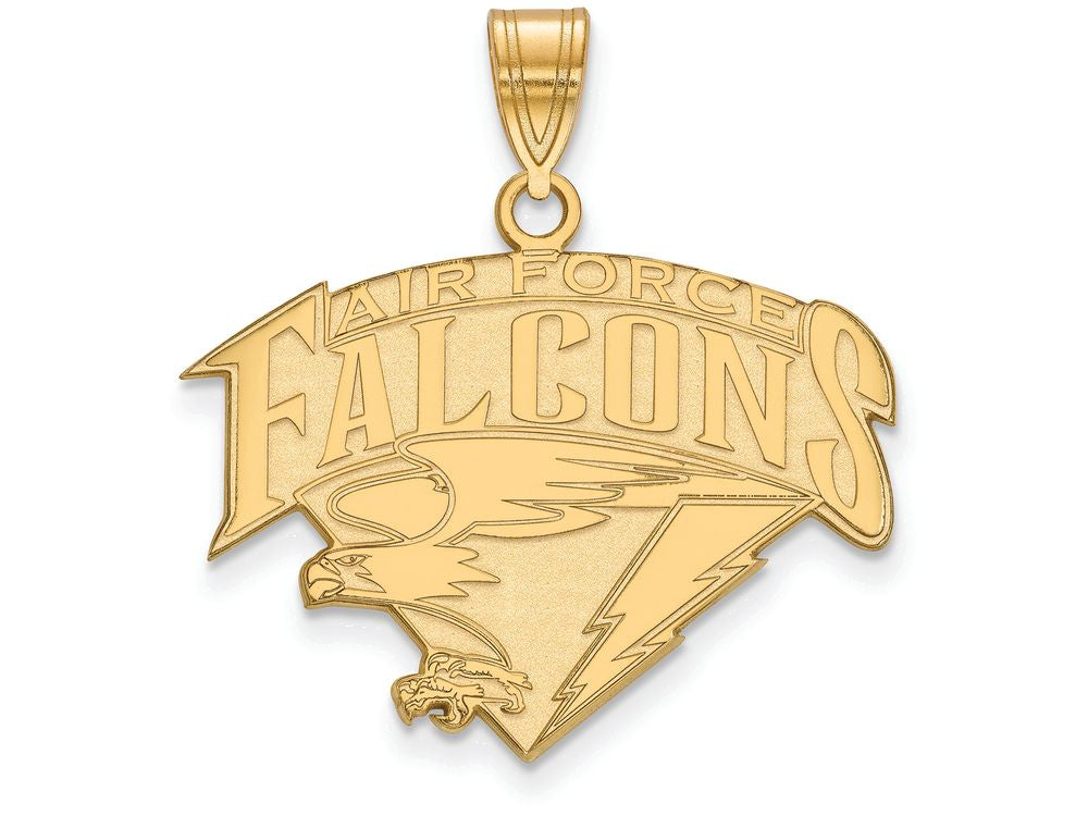 Logoart Sterling Silver Gp United States Air Force Academy Large Pendant