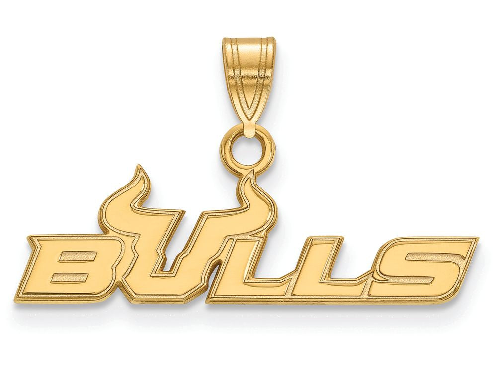 Logoart Sterling Silver Gp University Of South Florida Small Pendant