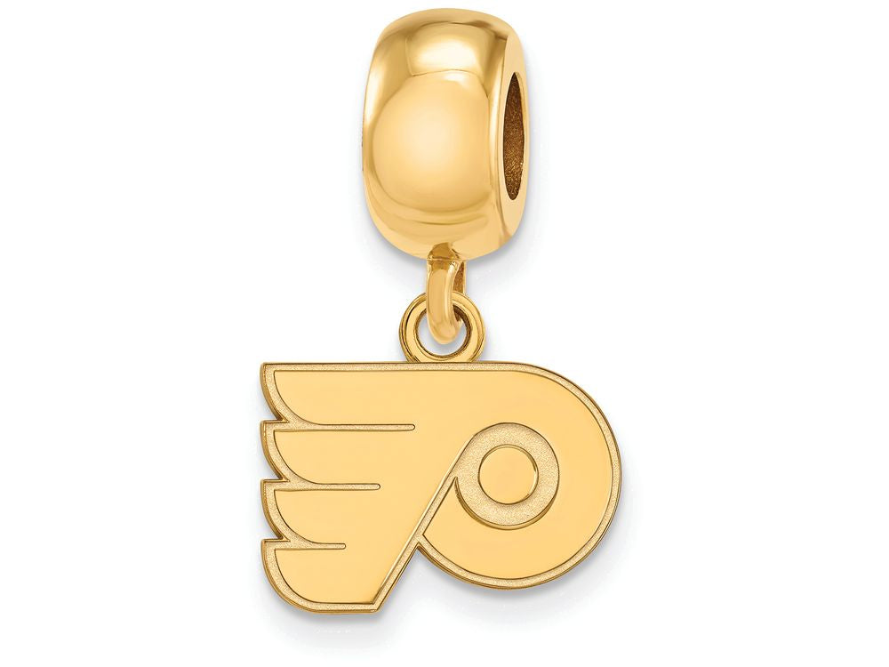 Sterling Silver Gp Nhl Logoart Philadelphia Flyers Extra Small Dangle Bead Charm