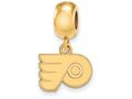 Sterling Silver Gp Nhl Logoart Philadelphia Flyers Extra Small Dangle Bead Charm