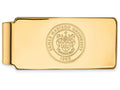 Logoart Sterling Silver Gold Plated James Madison University Money-Clip Crest 24 x 53mm